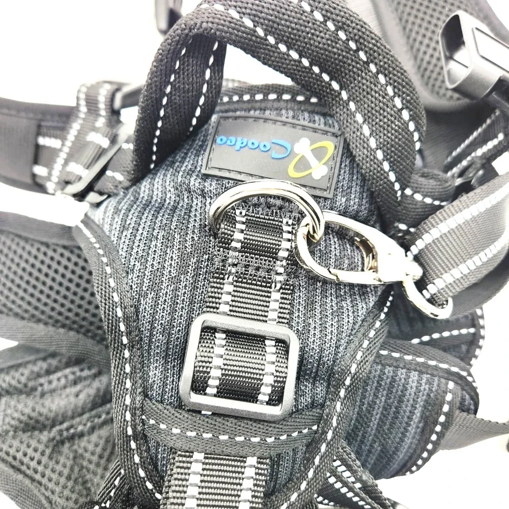 COODEO Small Dog Lift Harness‎ Polyester Rear Leg Support Rehab Sling Black